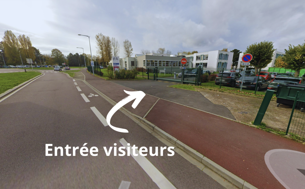 Entrée campus visiteurs